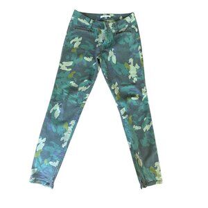 CAbi Clover Camo Skinny Jeans (Style #766) Size 2